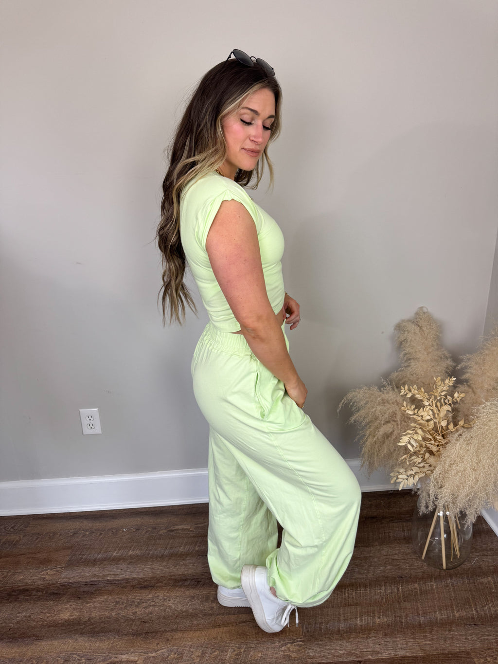 Maxwell Crossover Top | Mint