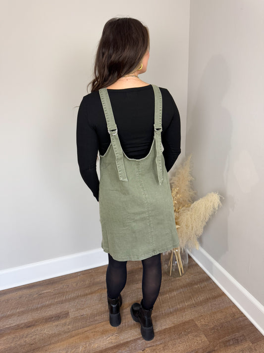 Lance Denim Dress | Olive