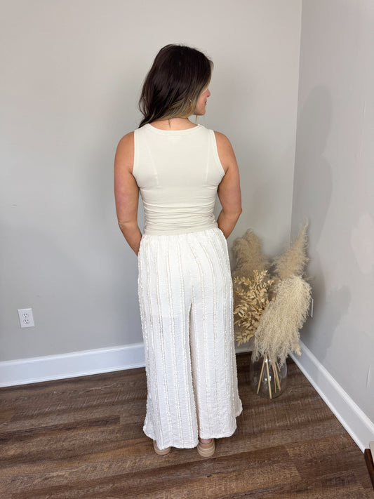 Clark Scoop Tank Top | Bone