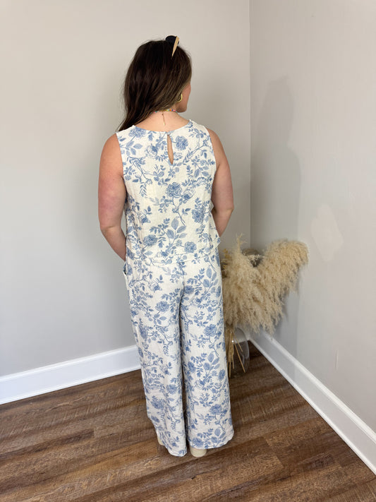 *PRE-ORDER* Blossom Linen Tank