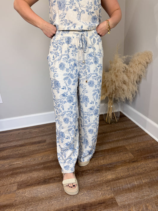 Blossom Linen Pants FINAL SALE