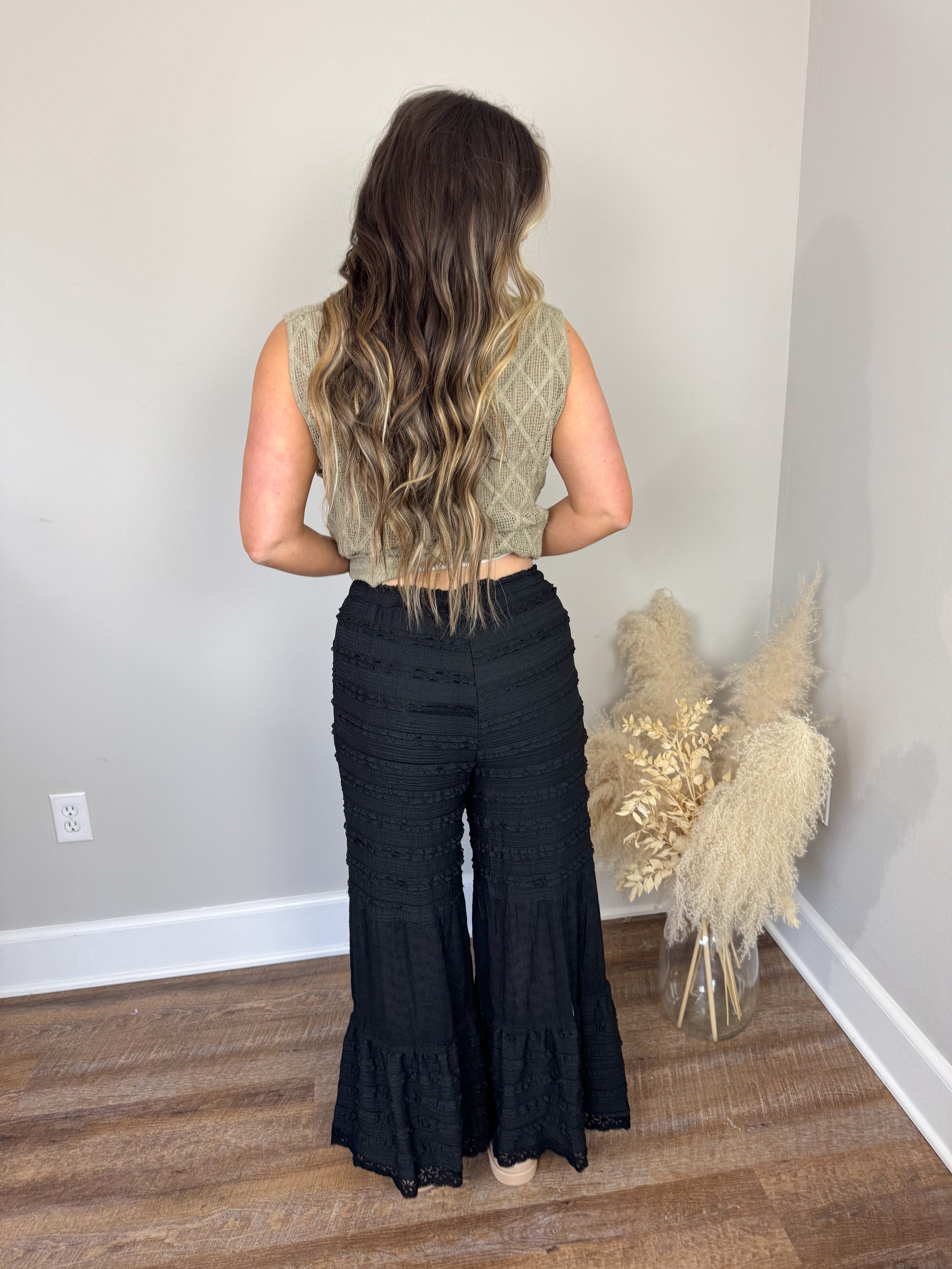 Portugal Lace Pants | Black