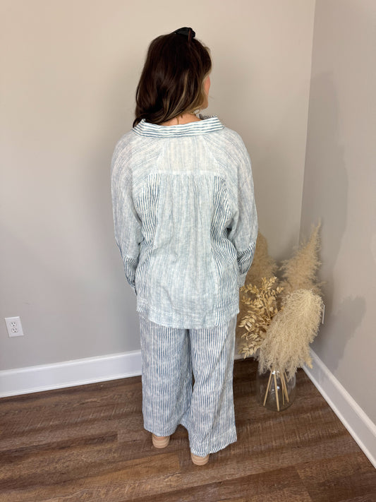 Nautical Striped Pants