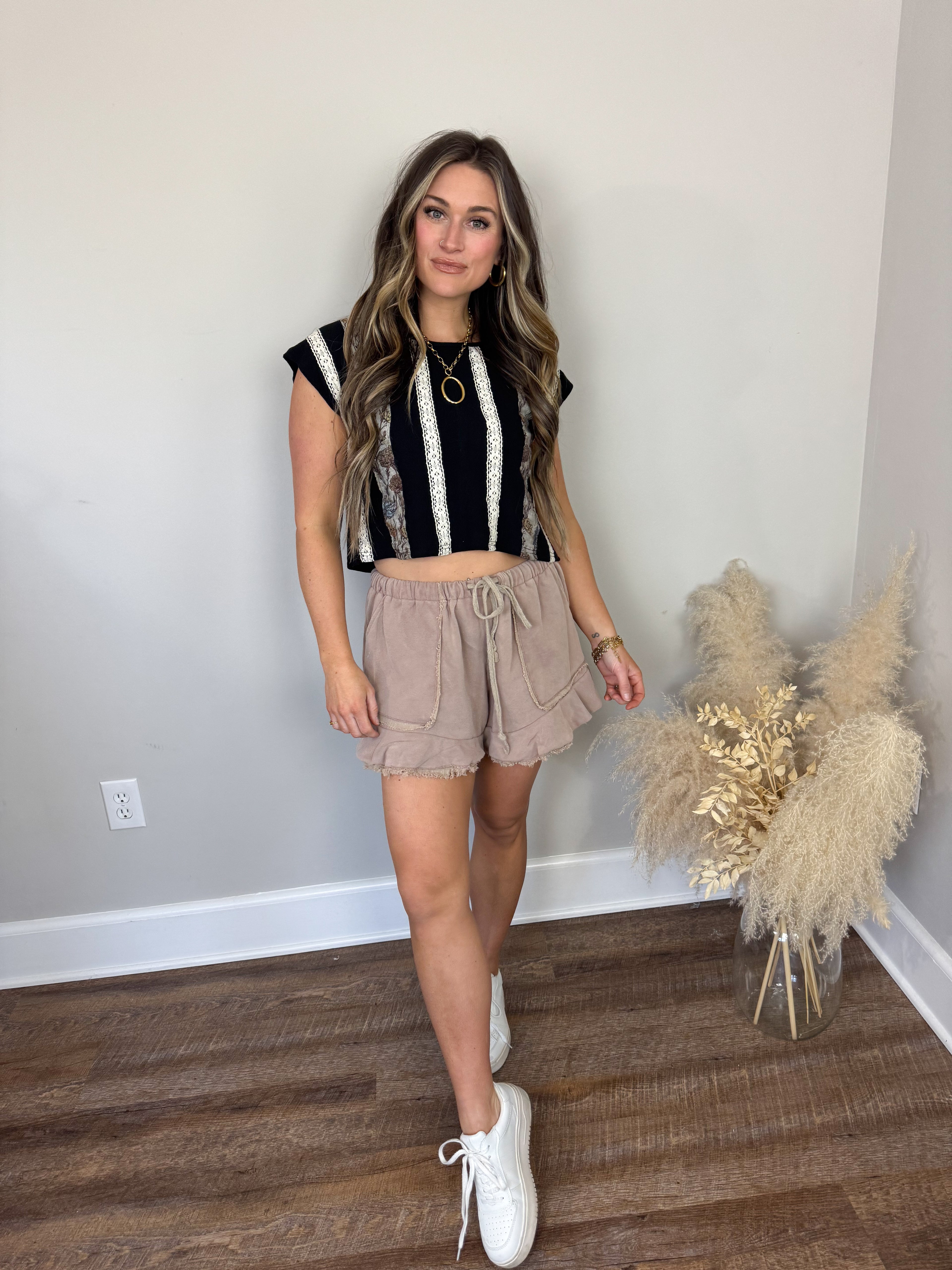 Austin Ribbed Top | Black