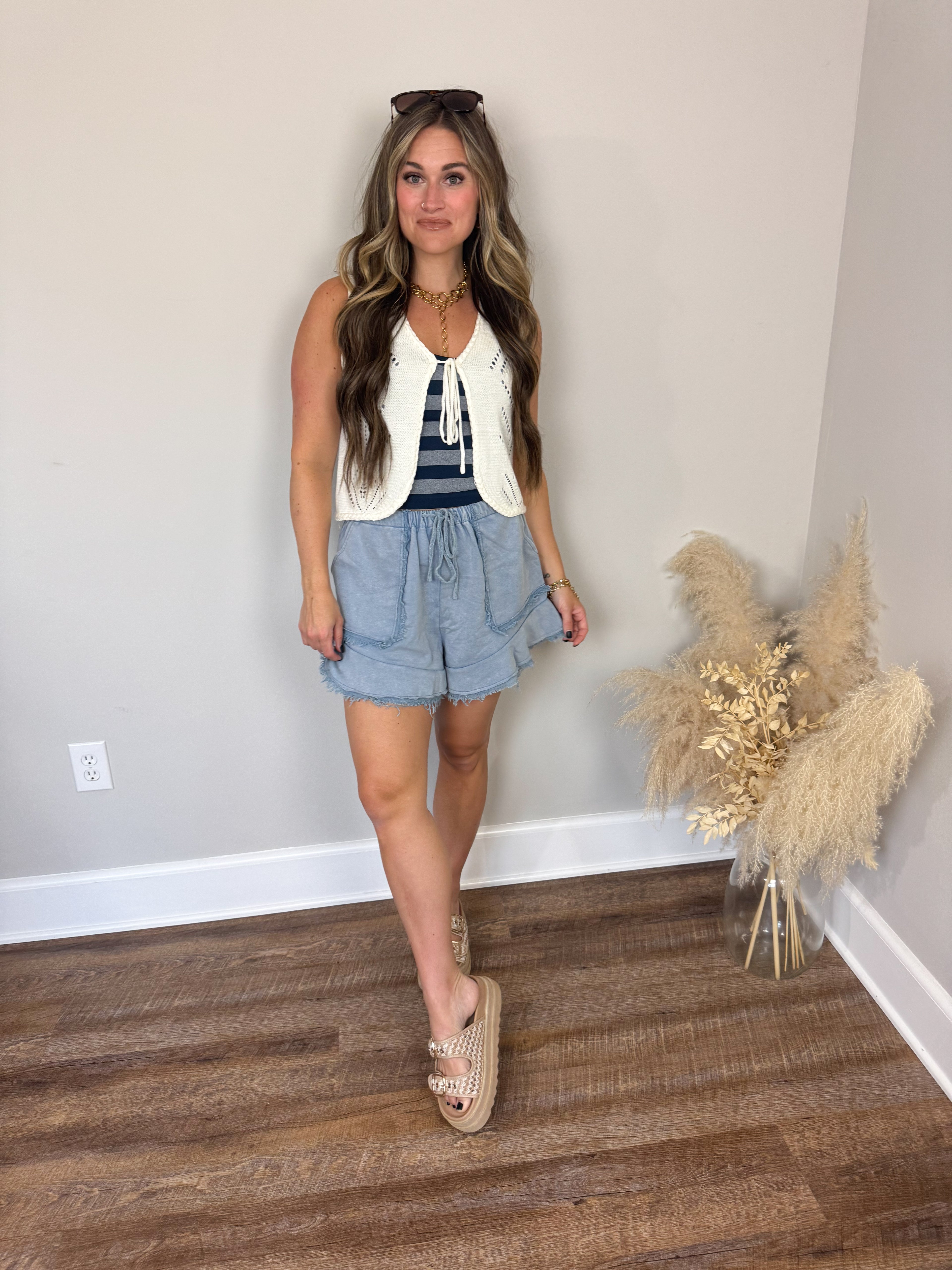 Willow Whisper Sweater Vest | Ivory