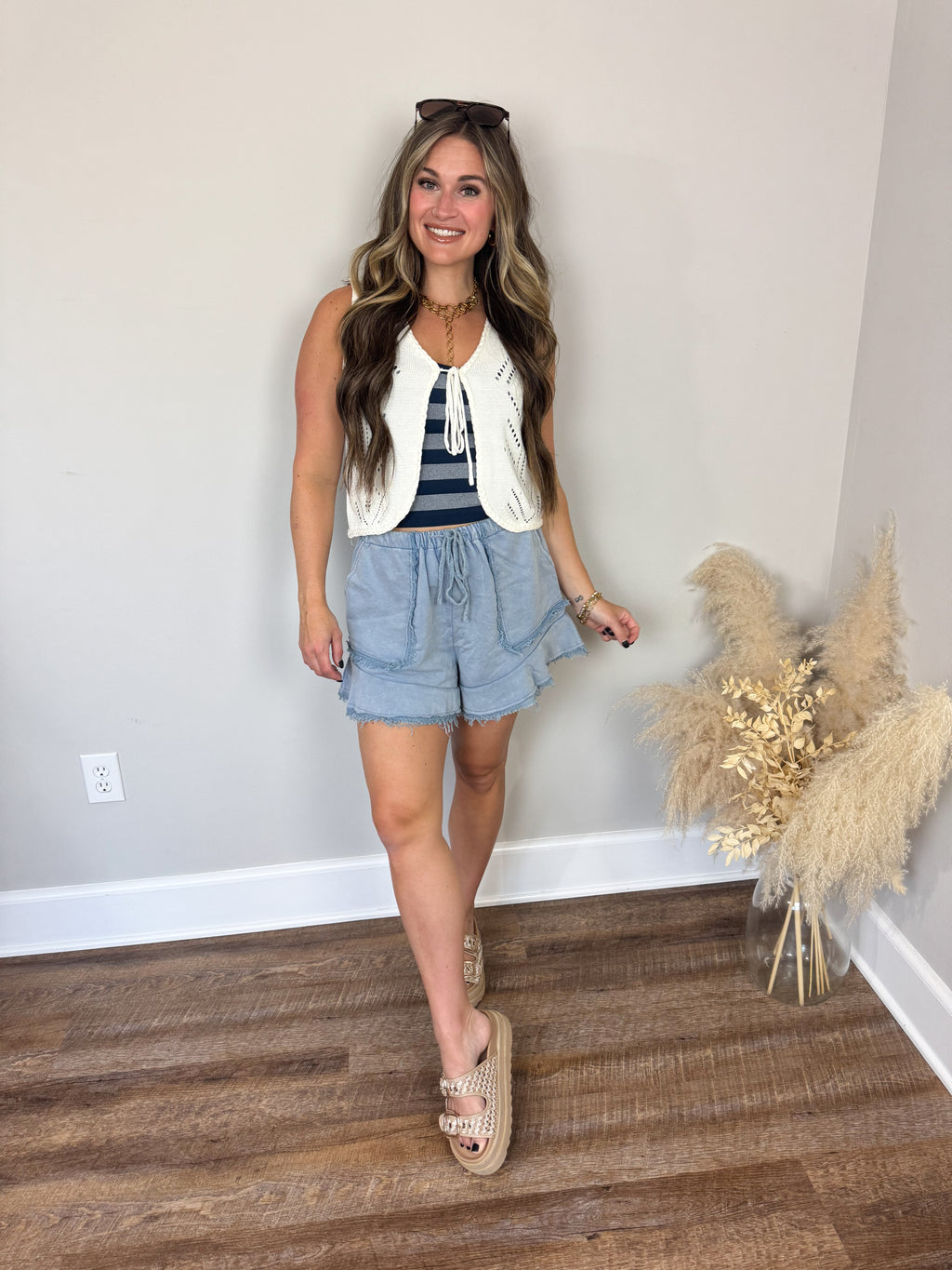 Coastal Drift Shorts | Denim