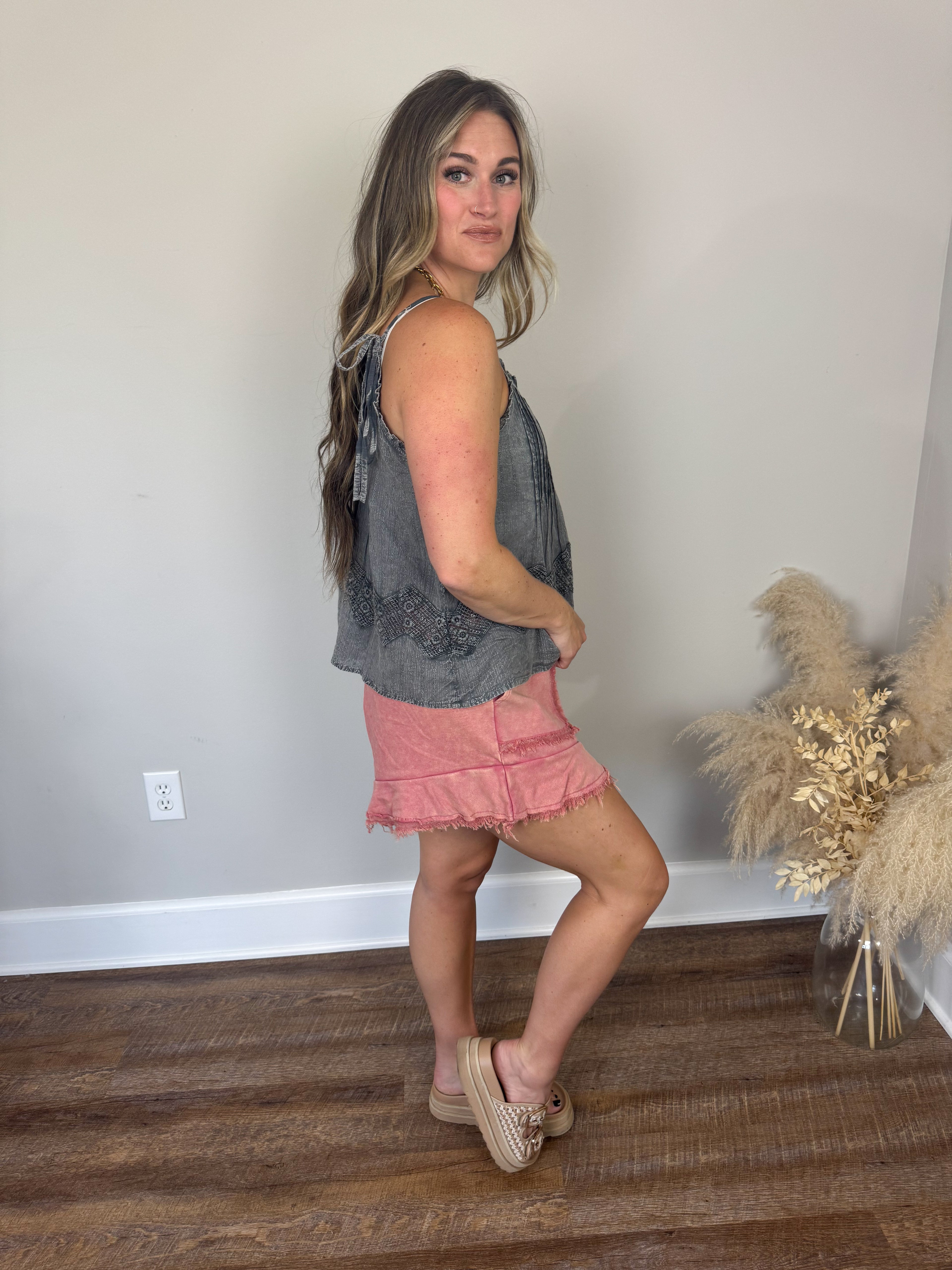 Soto Top | Charcoal