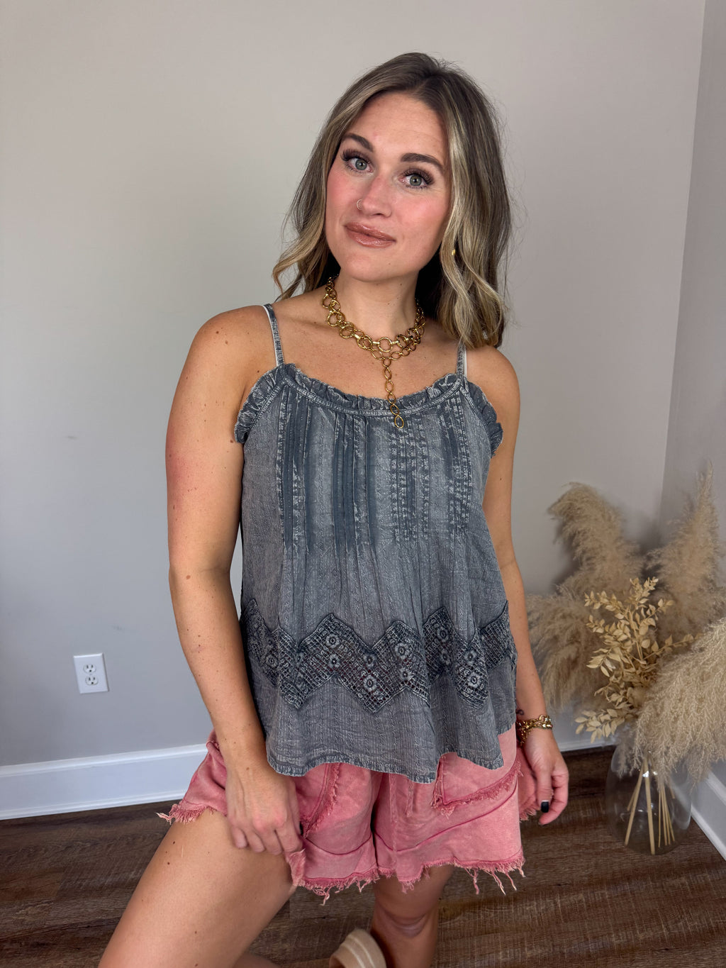 Soto Top | Charcoal