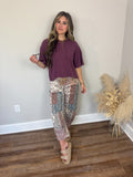 Open Road Thermal Top | Dark Cherry