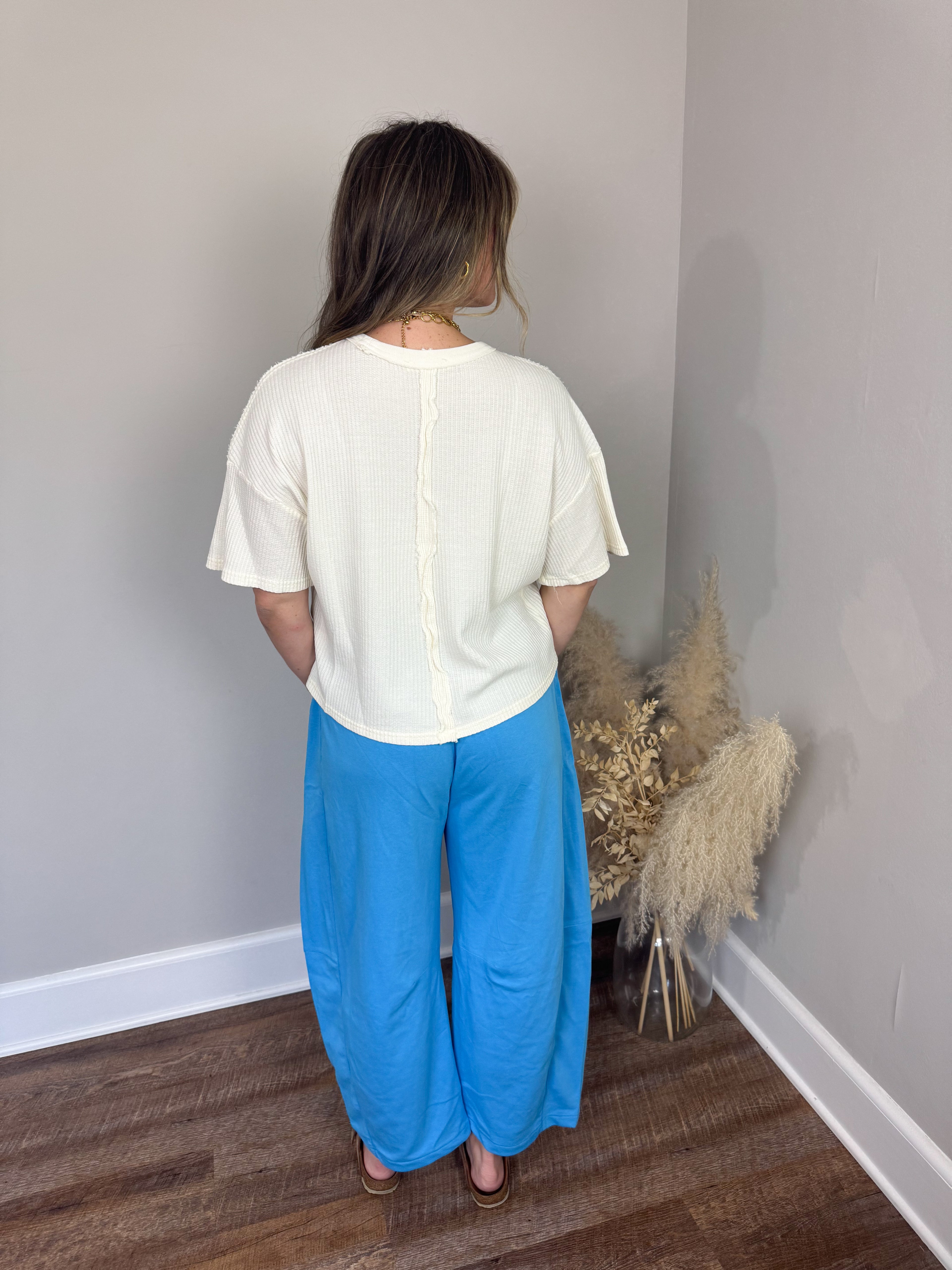Noah Barrel Sweatpants | Aqua