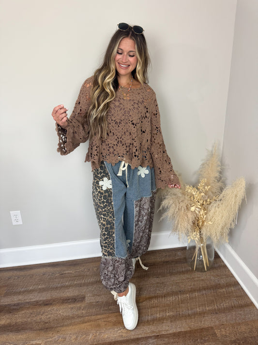 Crisp Morning Chenille Sweater | Chocolate