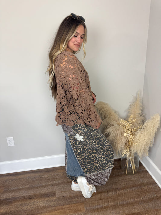 Crisp Morning Chenille Sweater | Chocolate