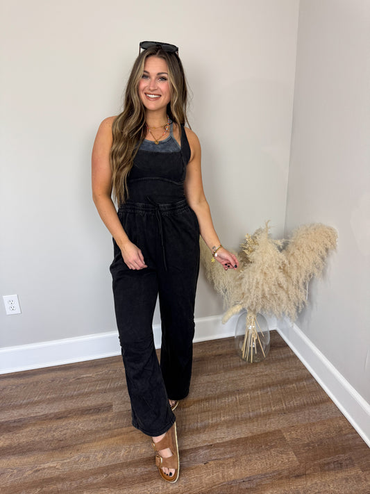 Palm Beach Jumpsuit | Ash Black