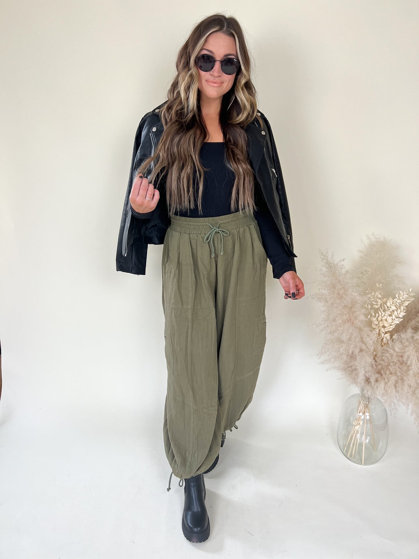 Syracuse Boho Pants | Olive