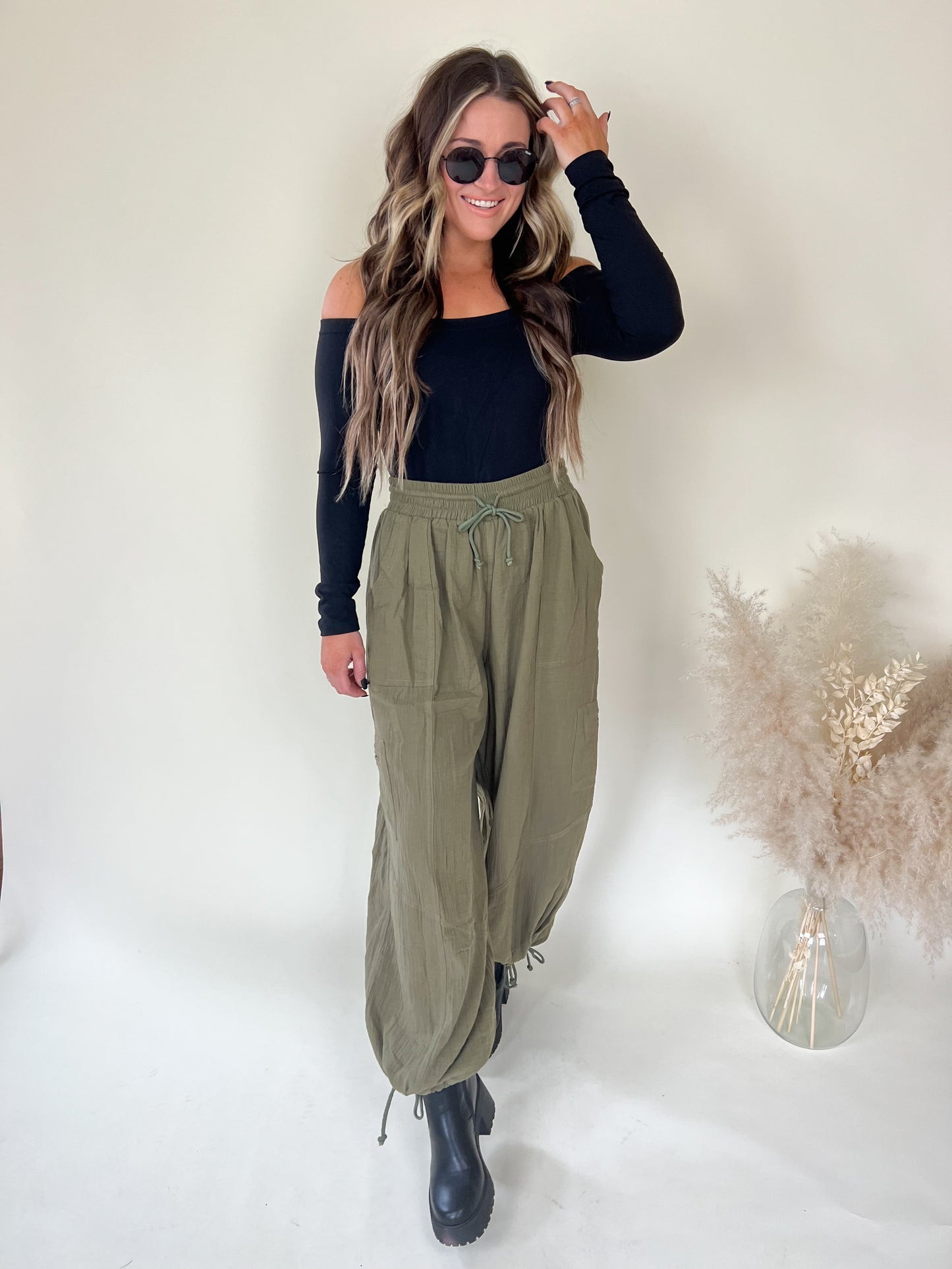 Syracuse Boho Pants | Olive