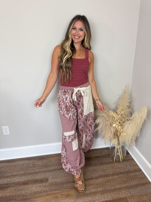 Meadow Daze Seamless Top | Brick