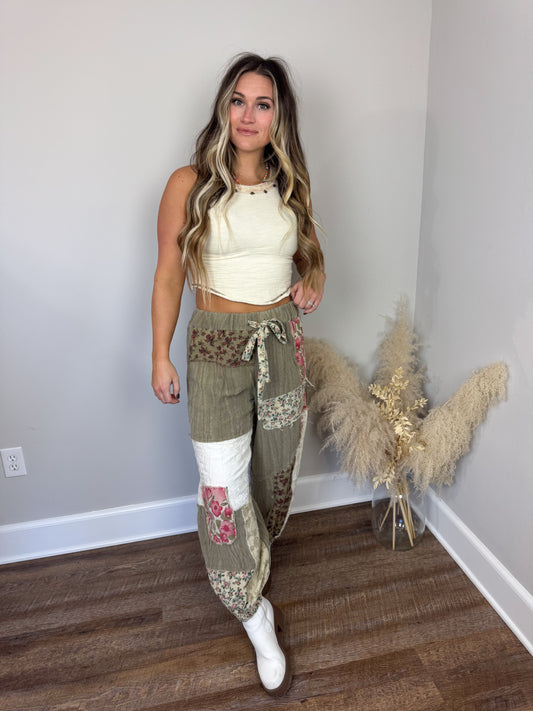 Penthouse Patchwork Joggers