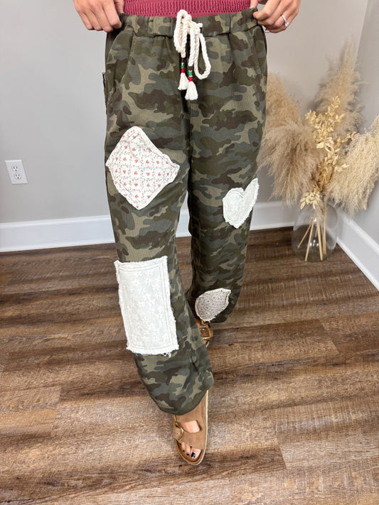 Harlow Camo Pants | Olive