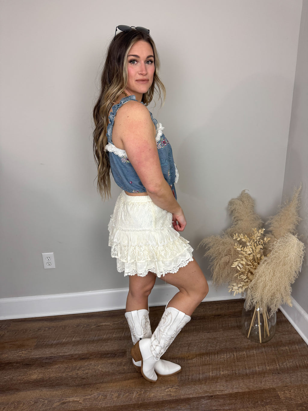 Dallas Denim Top