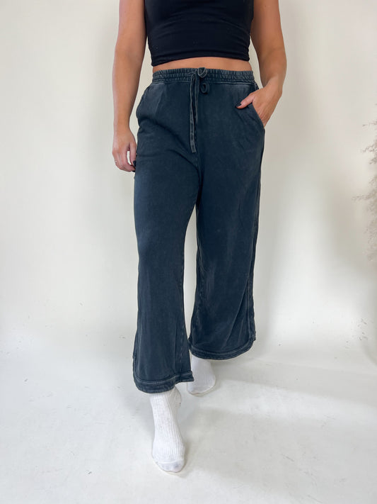 Haunted French Terry Pants | Ash