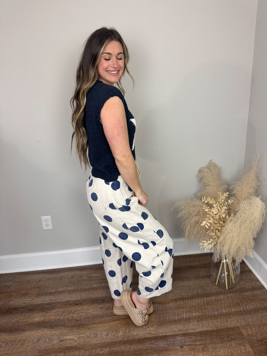 Shelton Polka Dot Pants