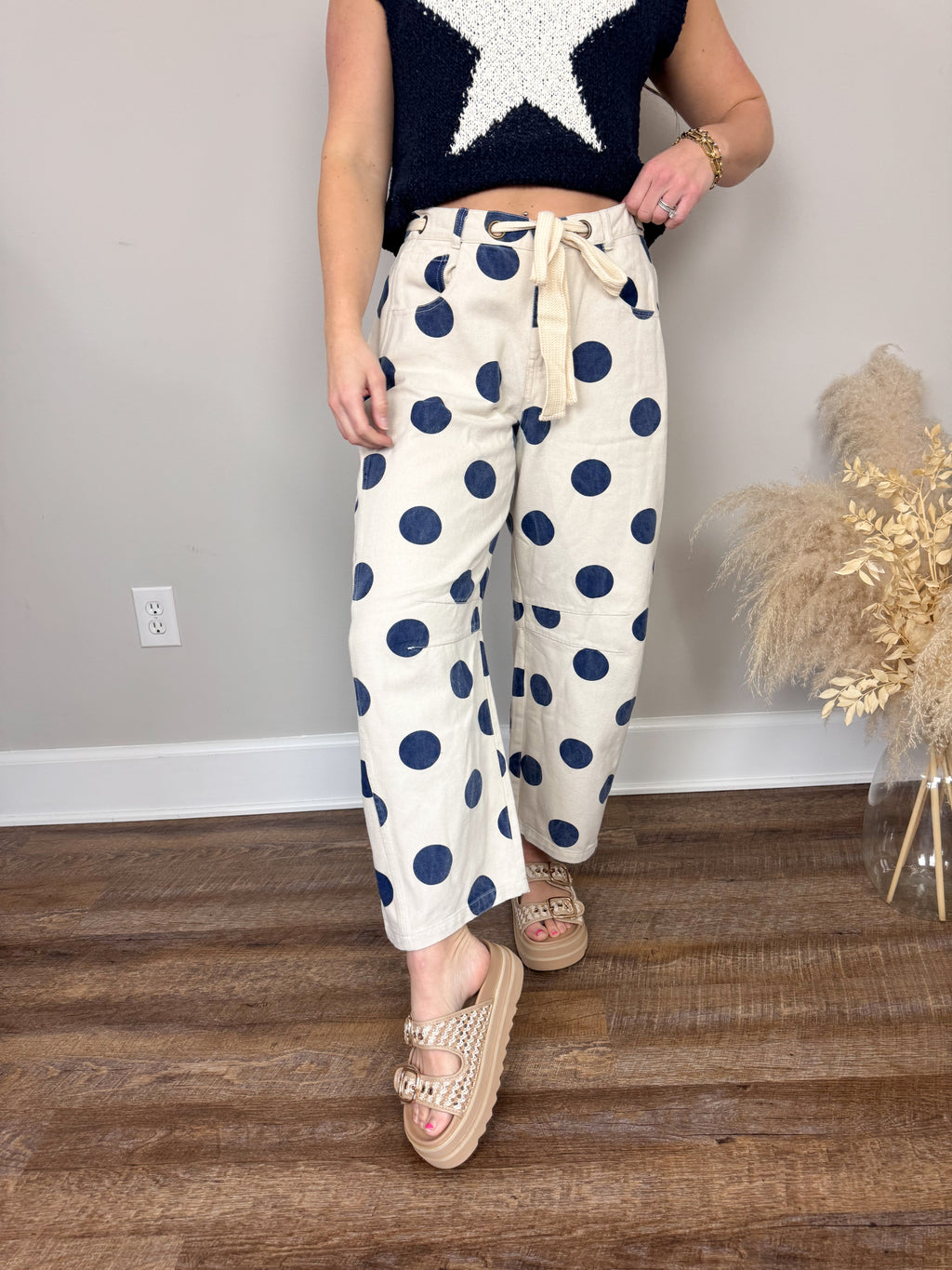 Shelton Polka Dot Pants