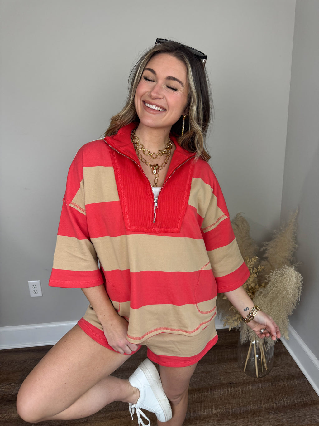 Luna Striped Top