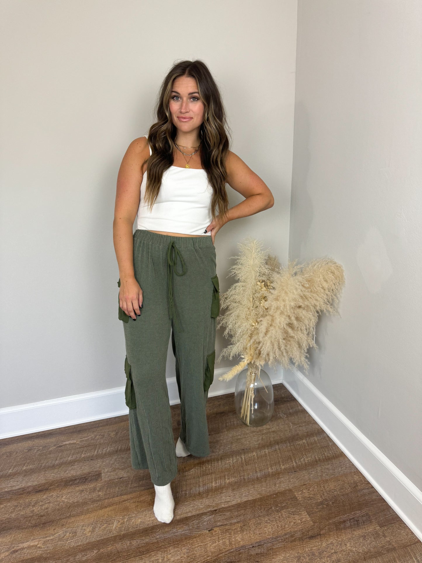 Coffee Date Pants | Olive