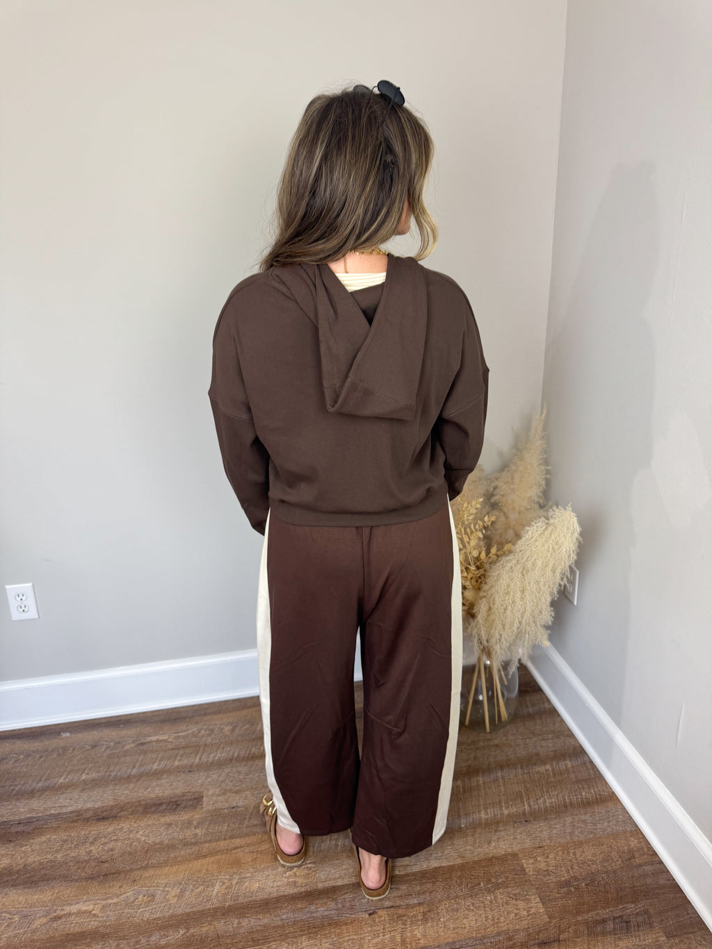 Exton Zip Up Hoodie | Brown