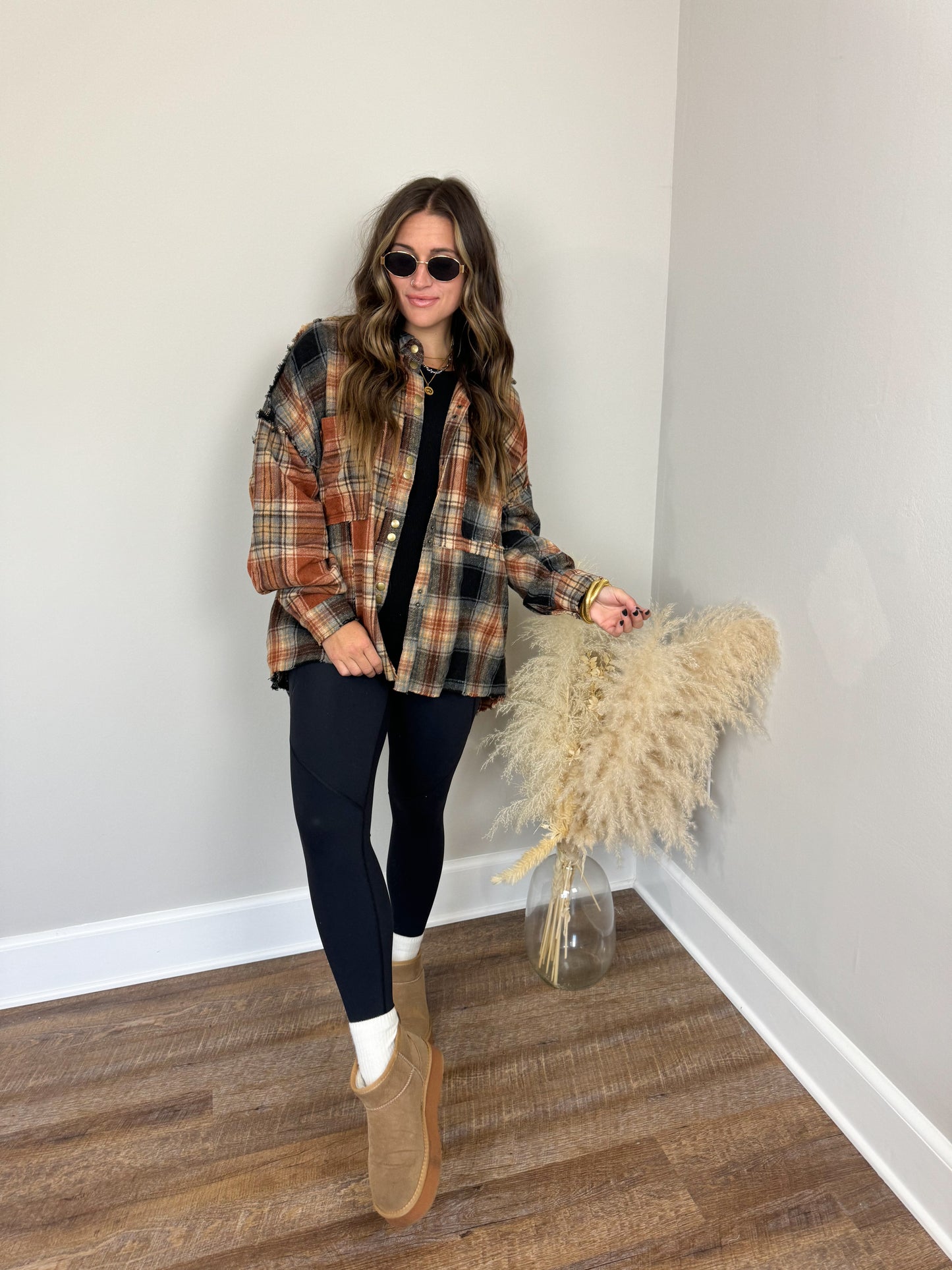 Keystone Plaid Top