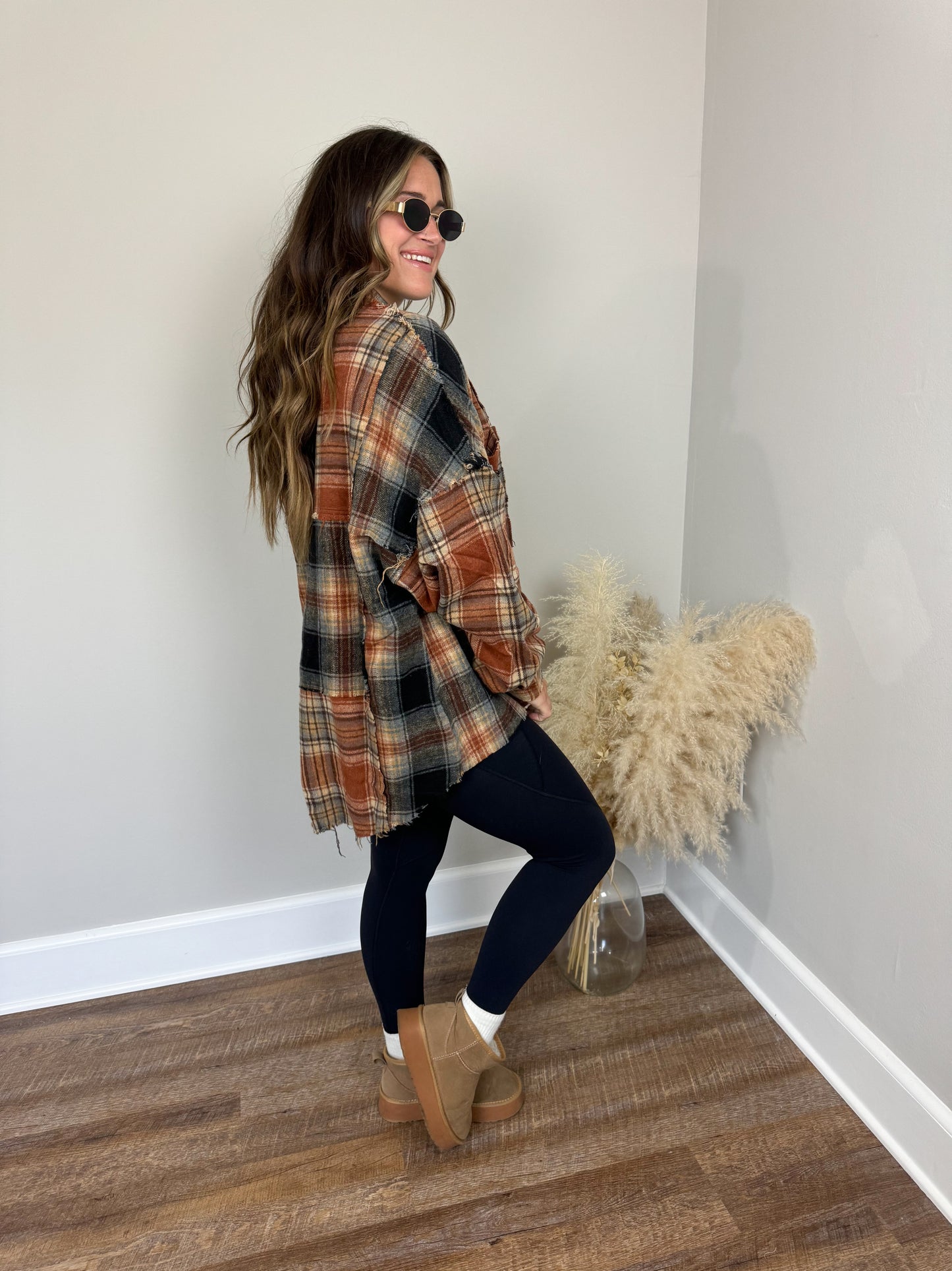 Keystone Plaid Top