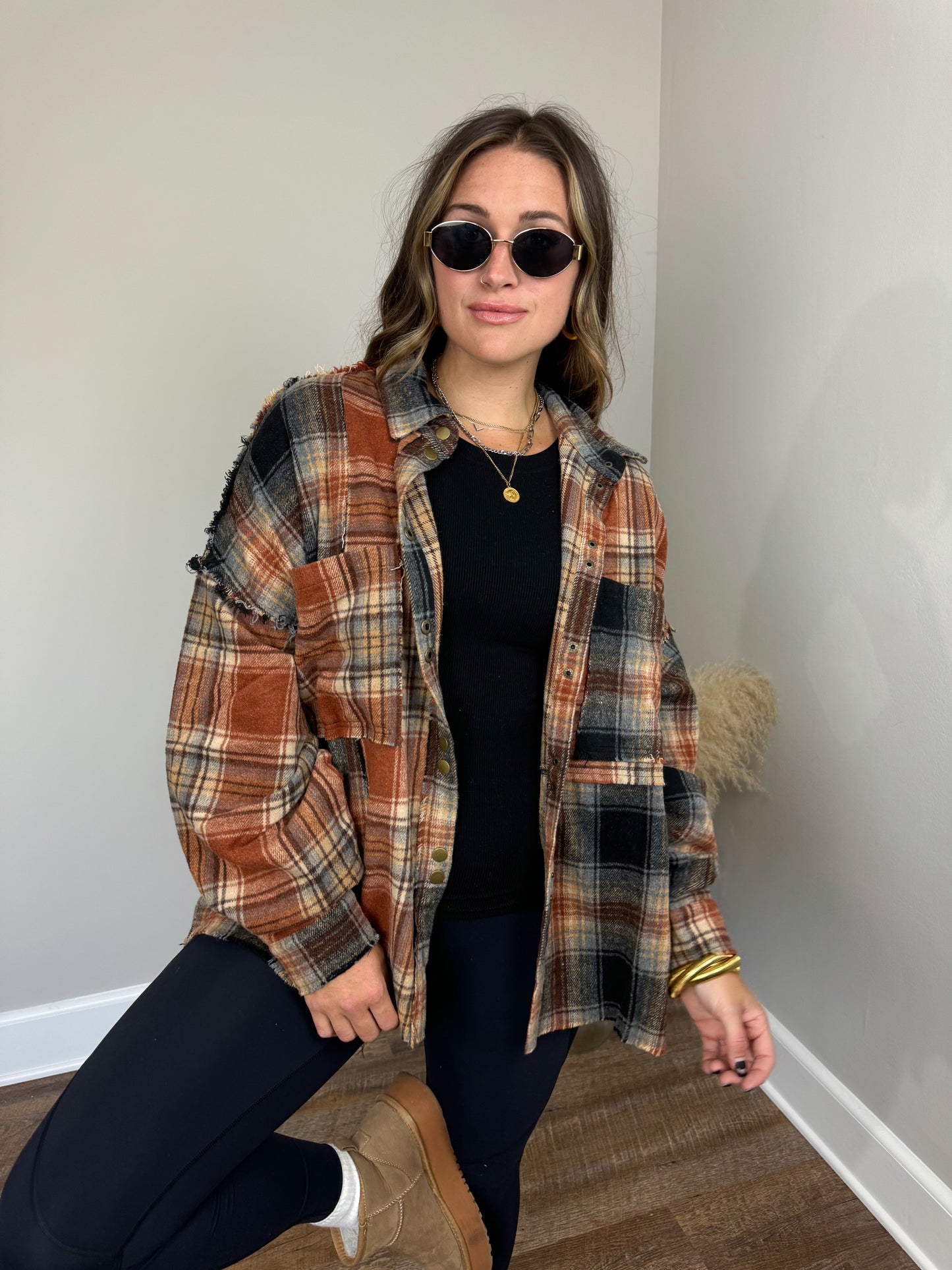 Keystone Plaid Top