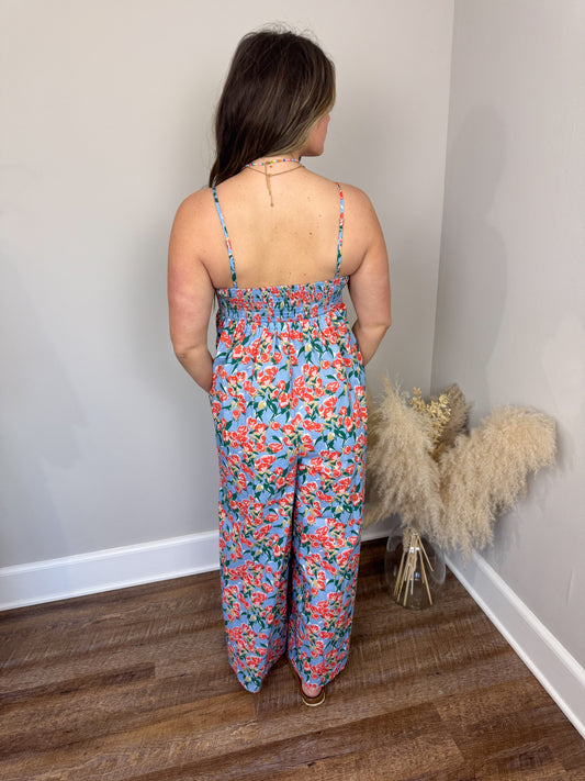 Poppy Bow Jumpsuit