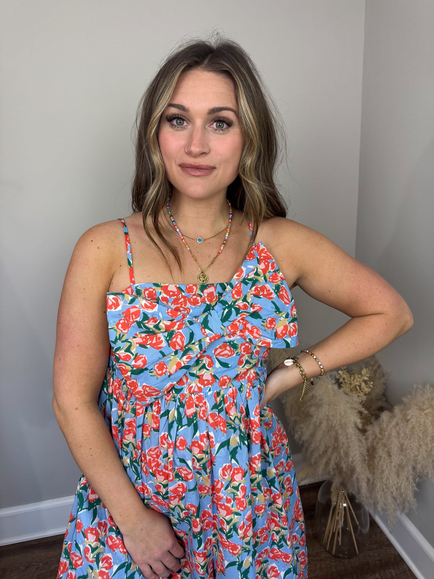 Poppy Bow Jumpsuit