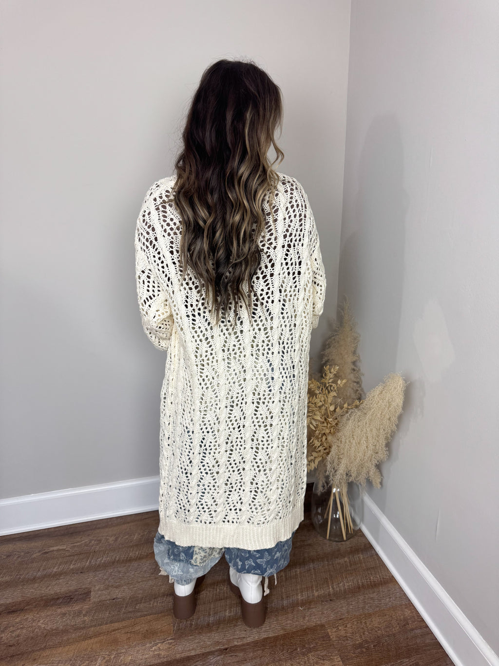 Arnold Crochet Cardigan | Cream
