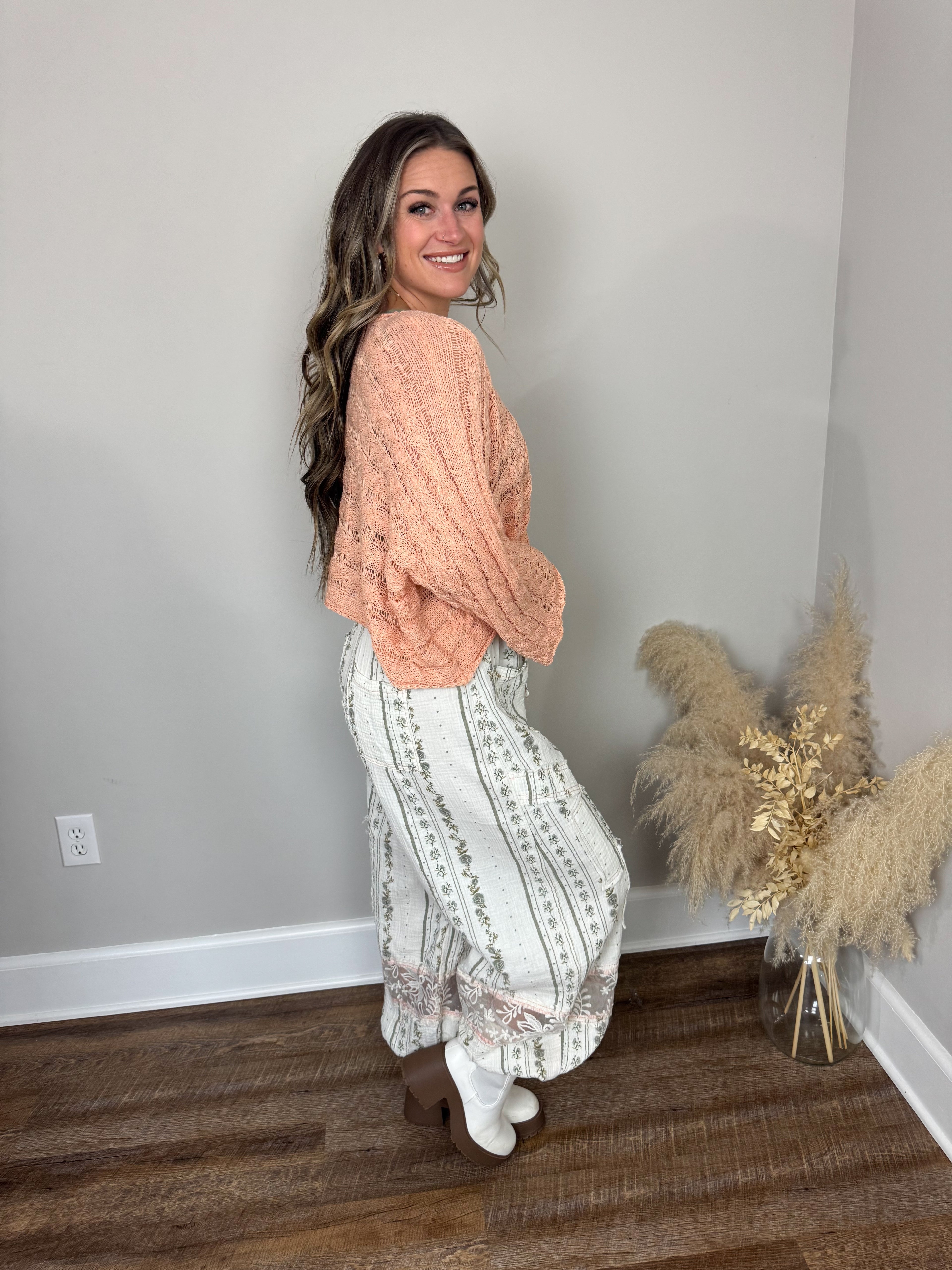 Harvest Trail Floral Pants | Natural