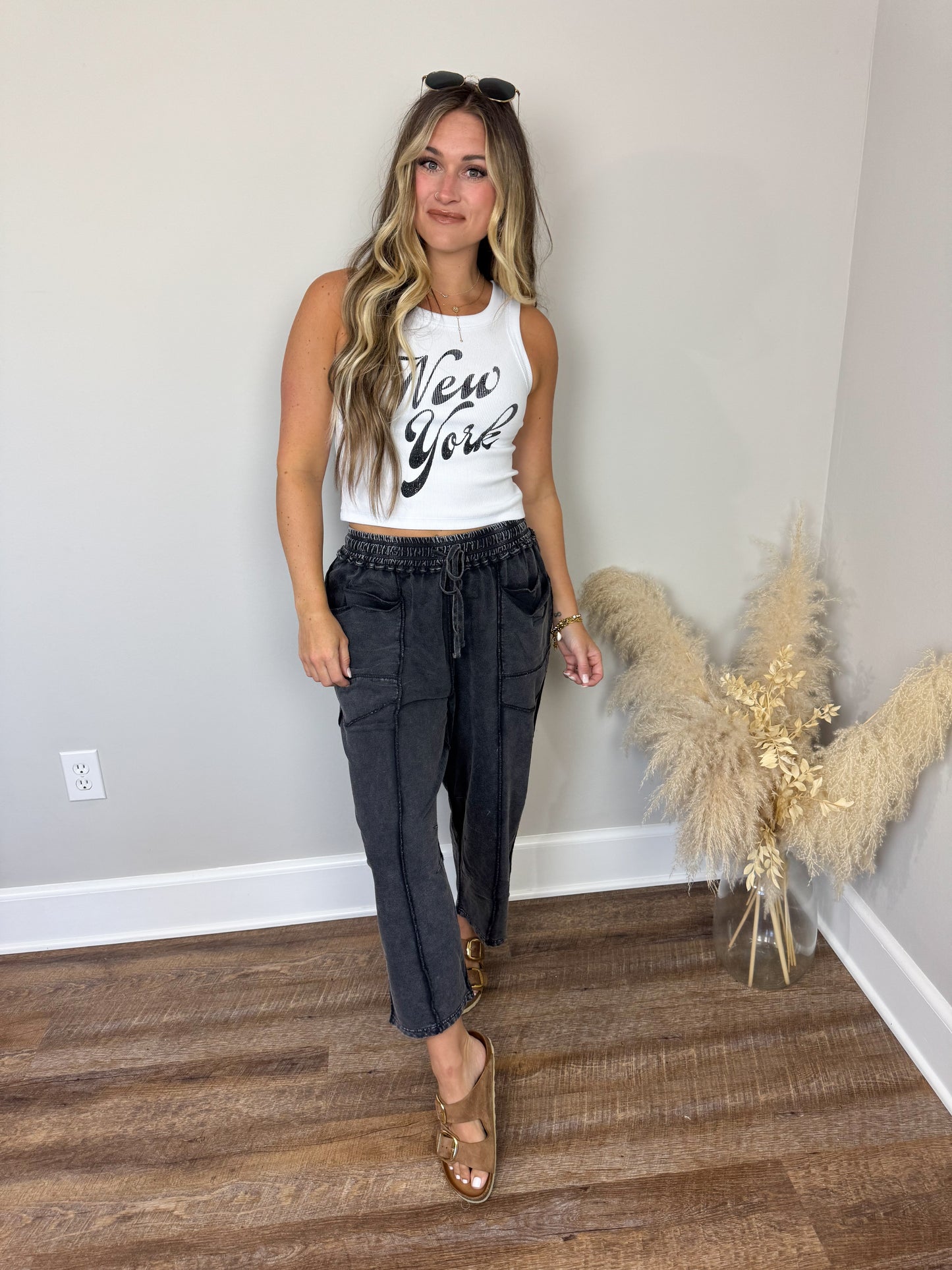 Twenty Five Barrel Pants | Black