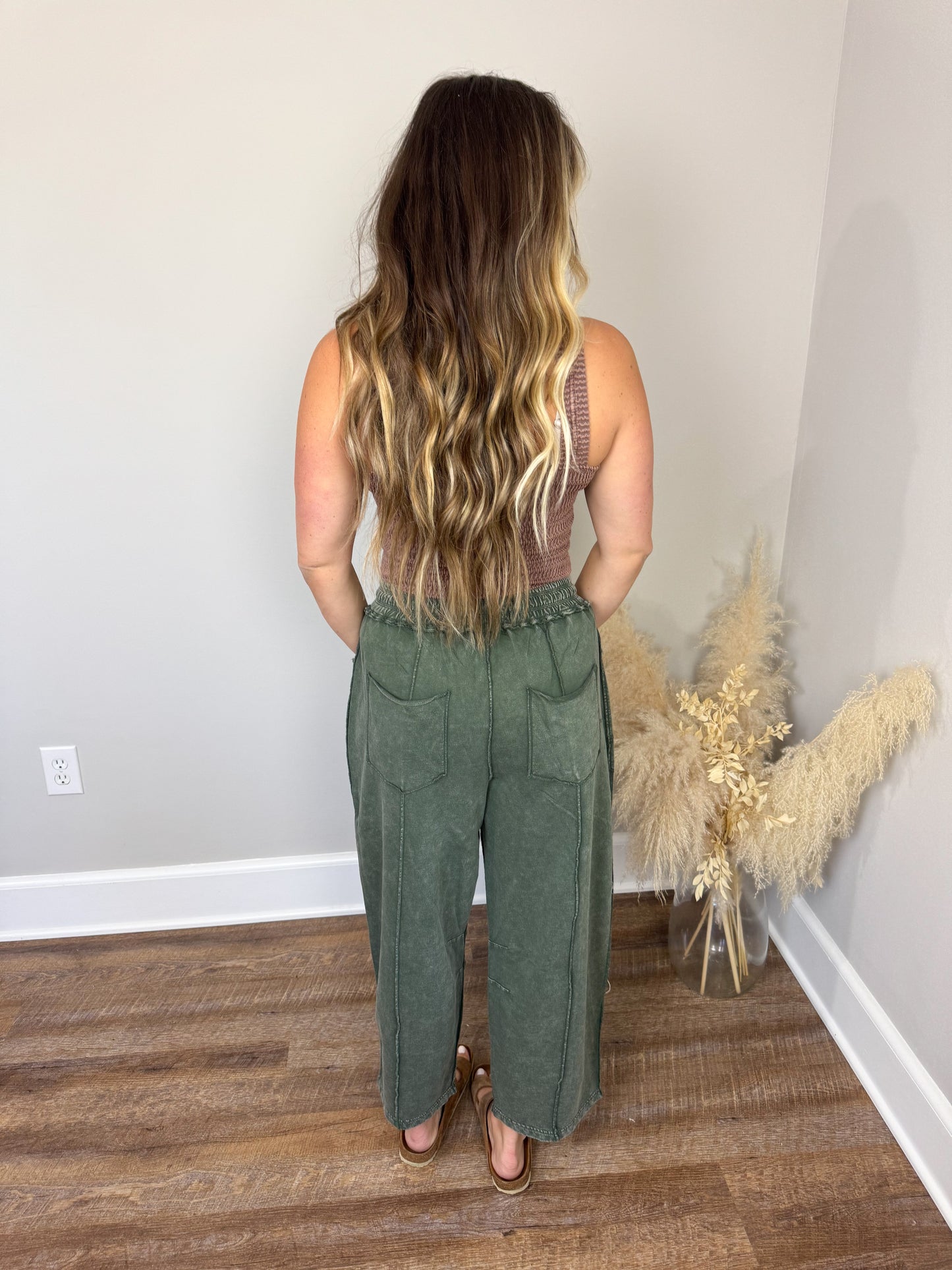 Twenty Five Barrel Pants | Green
