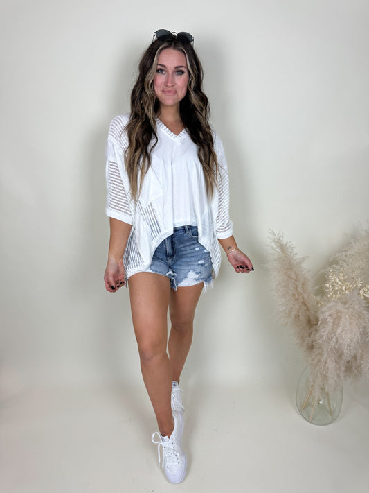 Anytime Oversized Top | Ivory
