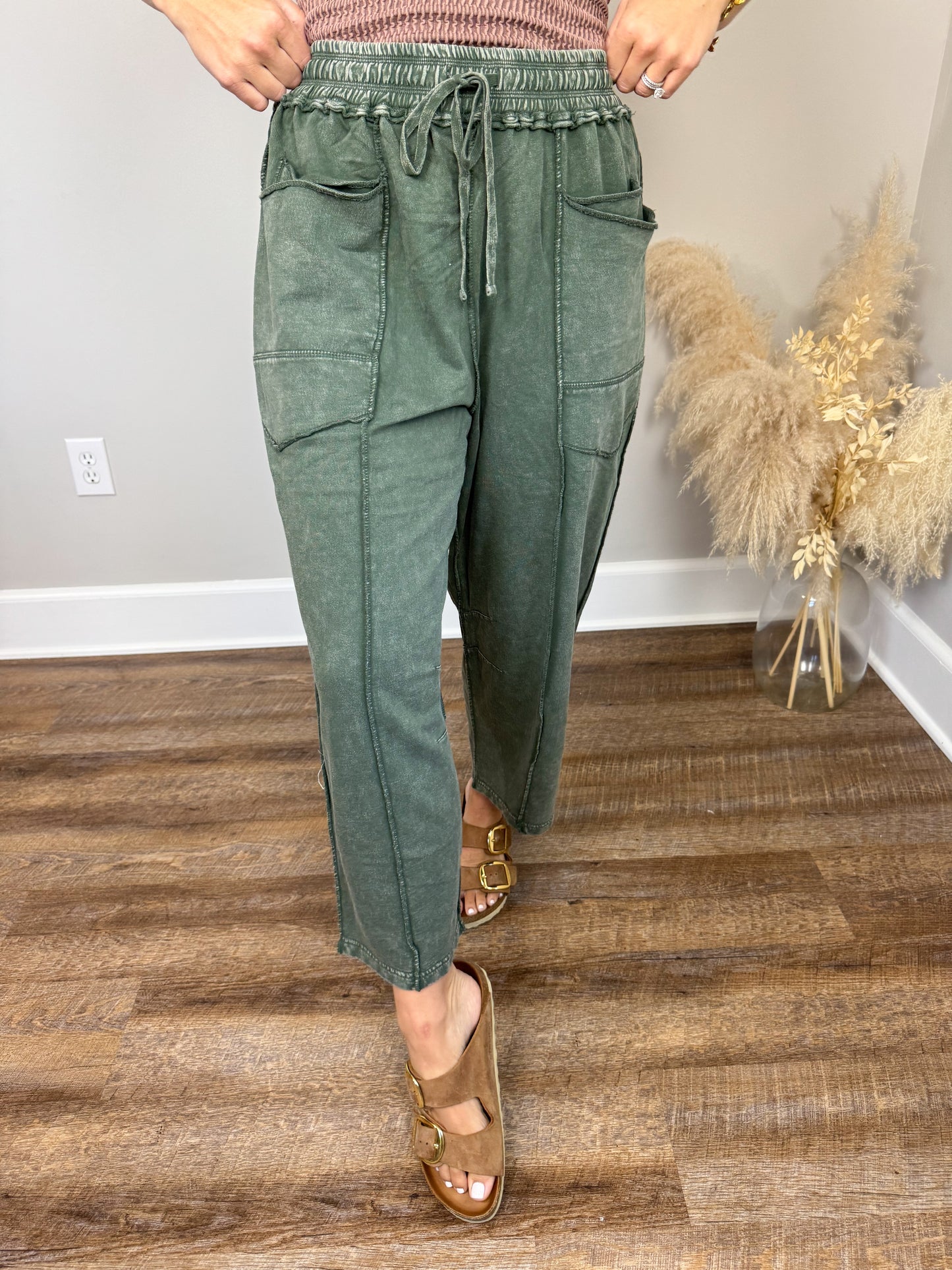 Twenty Five Barrel Pants | Green