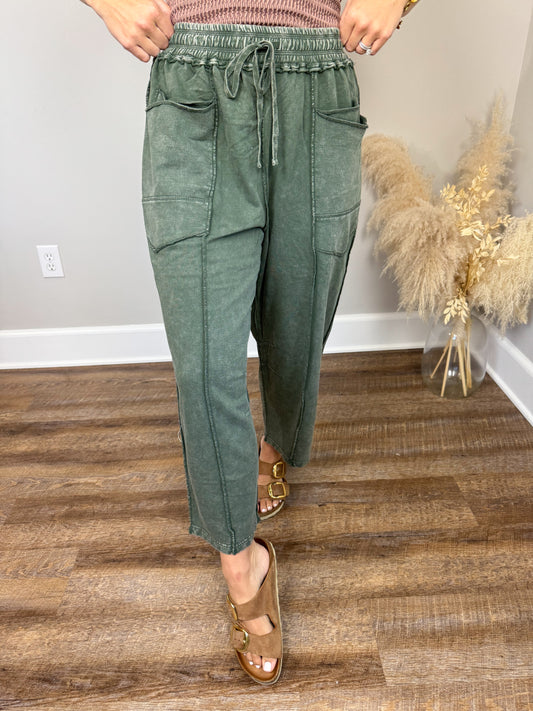 Twenty Five Barrel Pants | Green