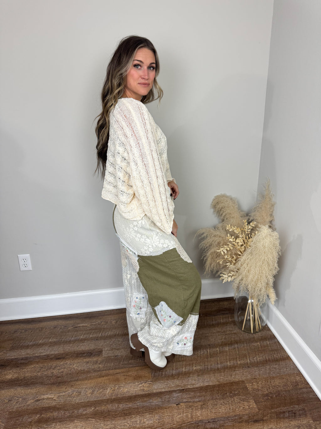 Sierra Patchwork Pants | Olive