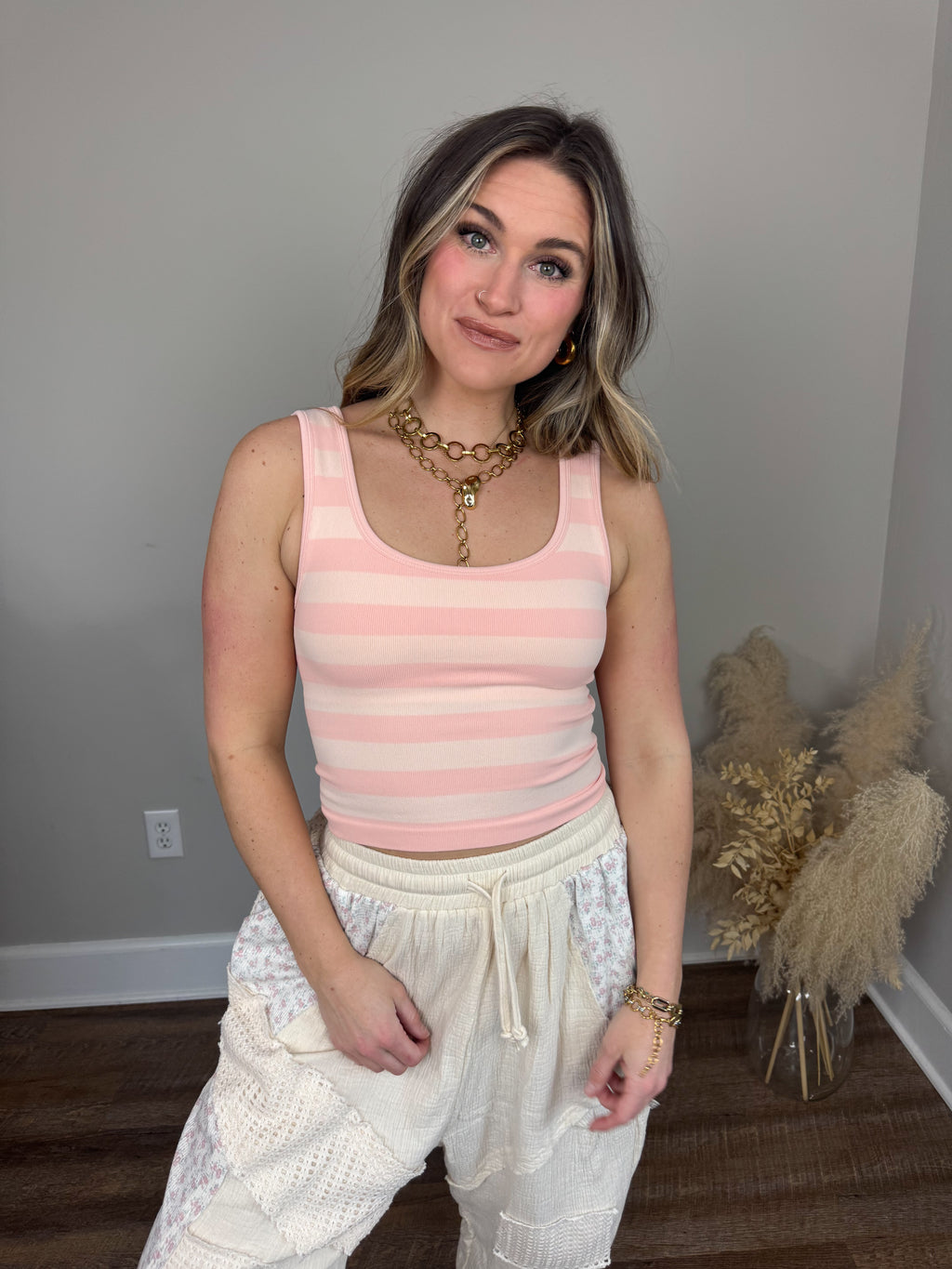 Baseline Padded Tank | Pink