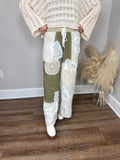 Sierra Patchwork Pants | Olive