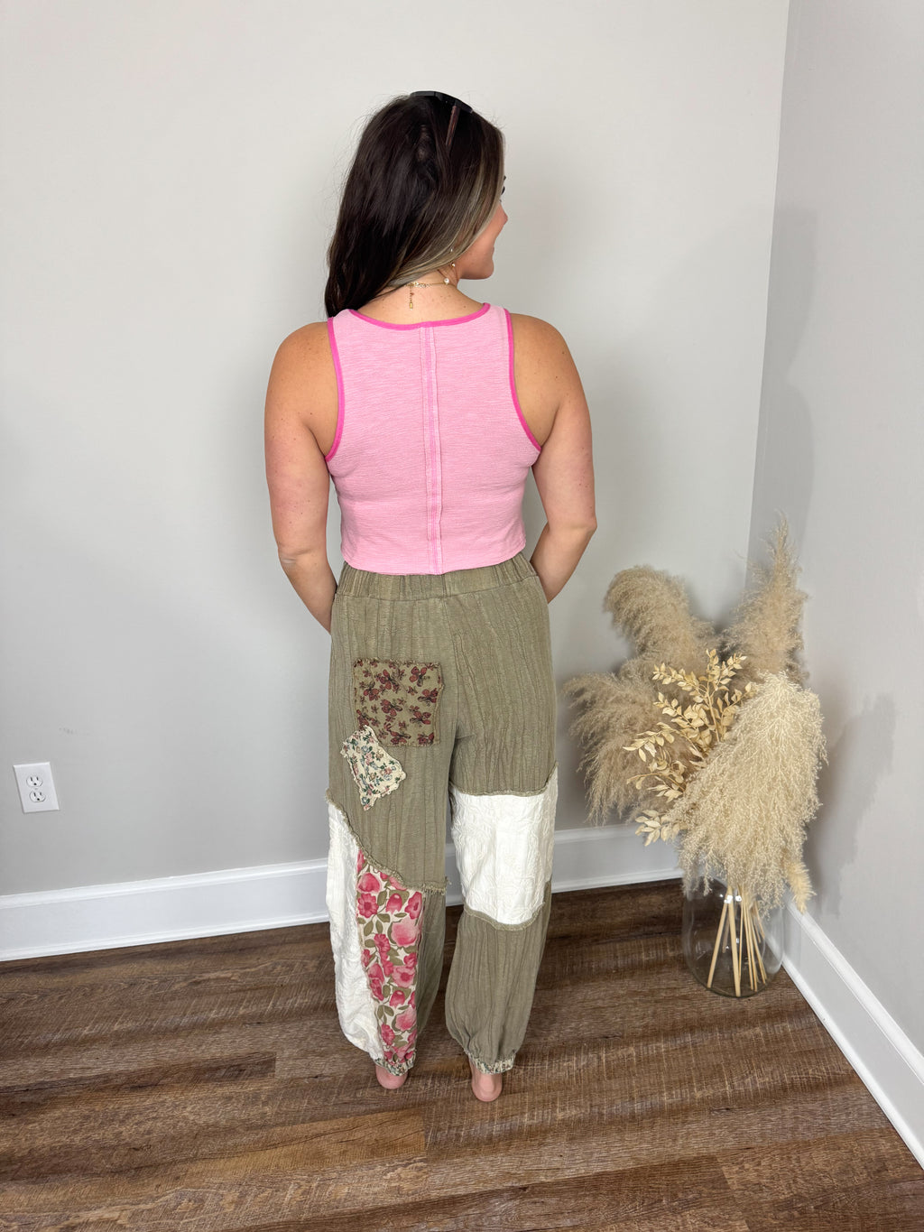 Stone Textured Tank | Pink