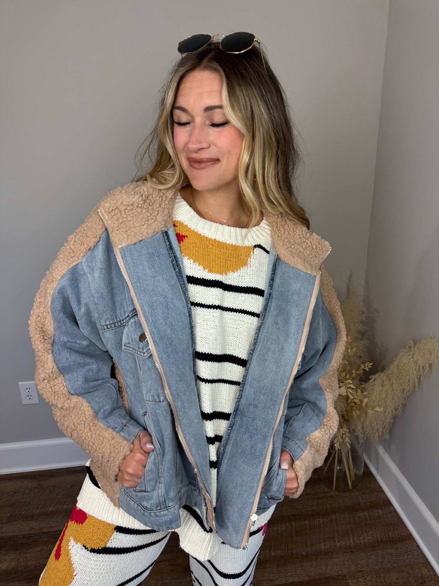 Christina Sherpa Jacket | Mocha