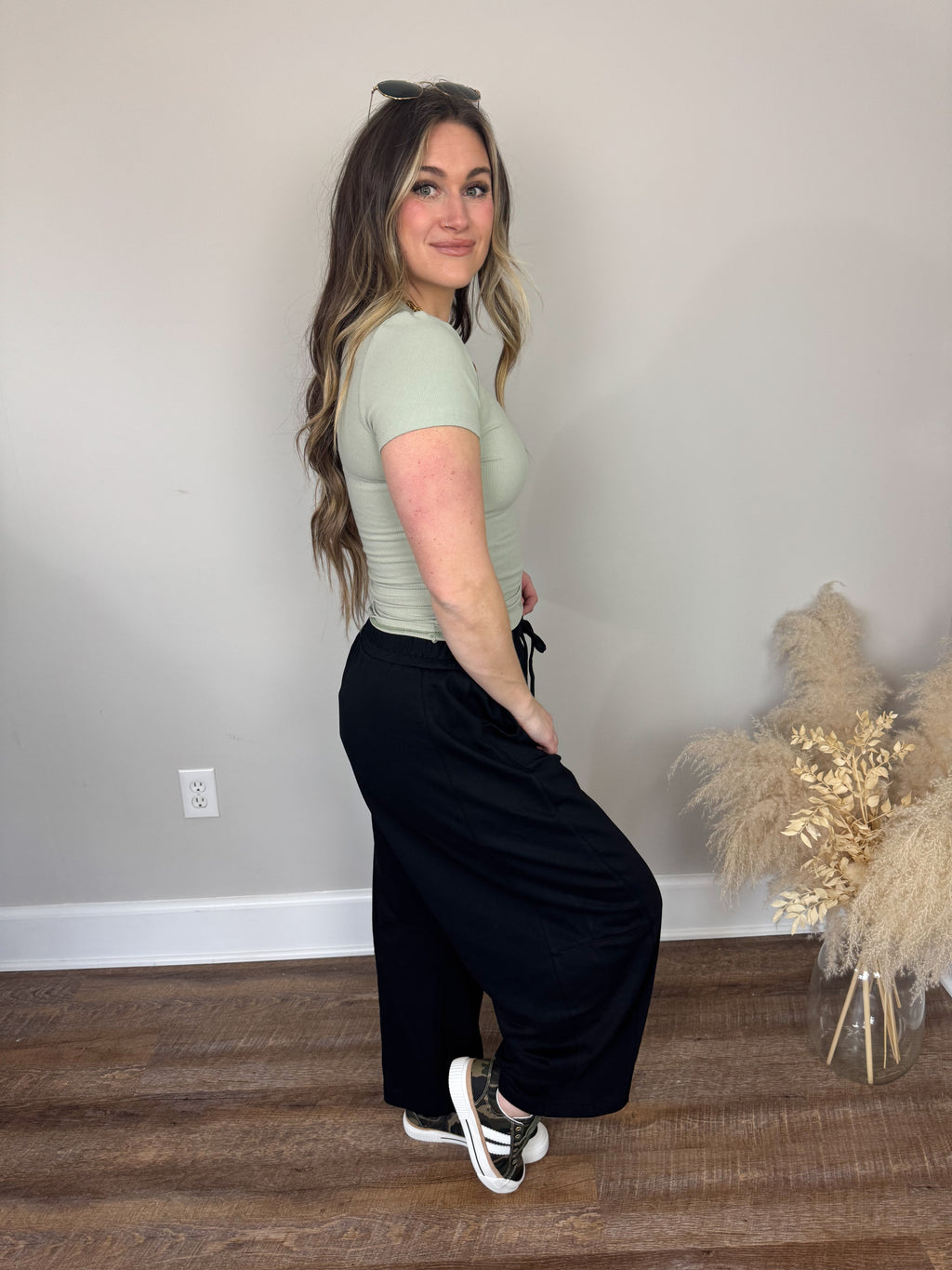 Noah Barrel Sweatpants | Black