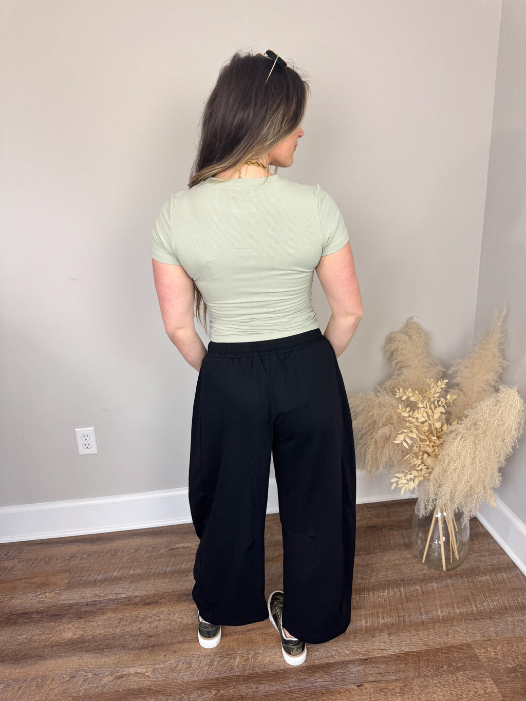 Noah Barrel Sweatpants | Black