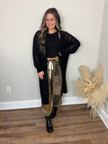 Arnold Crochet Cardigan | Black