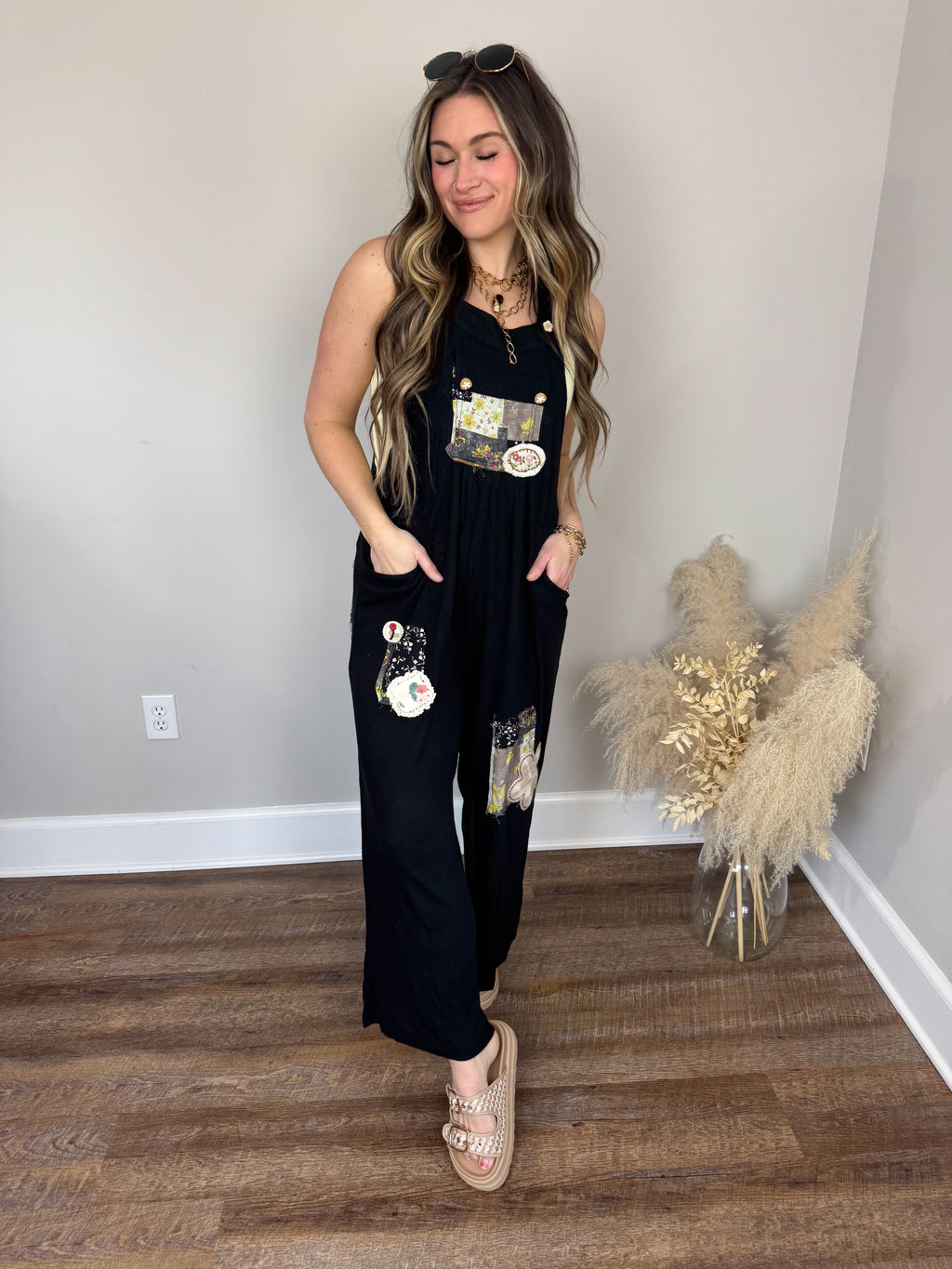 Soft Romance Jumpsuit | Black